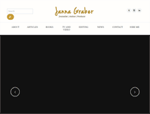 Tablet Screenshot of jannagraber.com